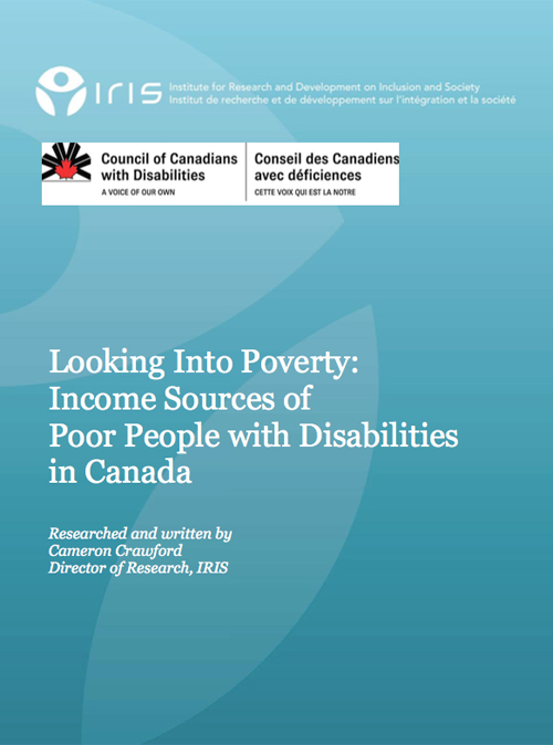 Looking Into Poverty - Income Sources of Poor People with Disabilities in Canada